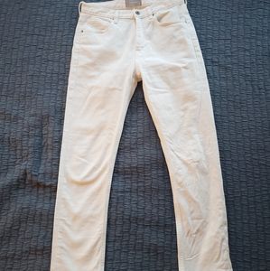 Everlane white straight leg high waist jeans 27